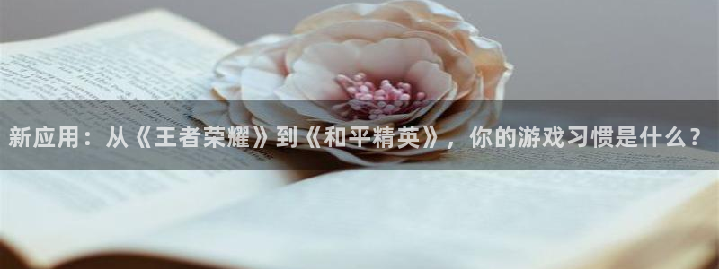 优贝娱乐平台官方网站：新应用：从《王者荣耀》到《和平精英》，